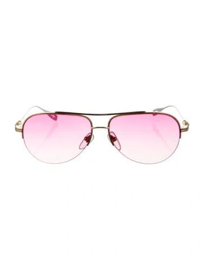 Pre-owned Chrome Hearts Stains Aviator Sunglasses In Pink