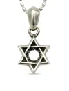 Chrome Hearts Star Of David Ball-chain Necklace In Metallic