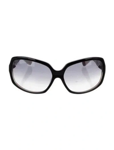 Pre-owned Chrome Hearts Stargazer Oversize Sunglasses In Black