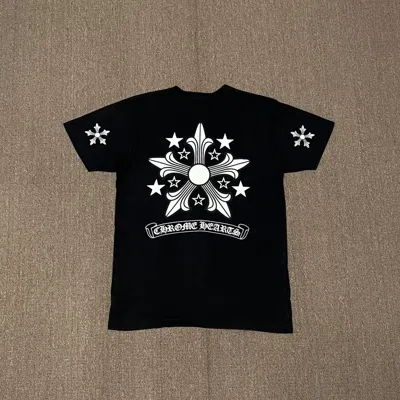 Pre-owned Chrome Hearts Stars Logo Tee In Black