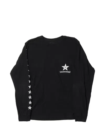 Chrome Hearts Stars Long-sleeve T-shirt In Black