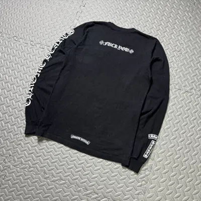 Pre-owned Chrome Hearts Steal! Sleeve Script  In Black