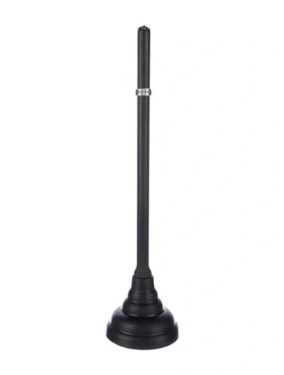 Pre-owned Chrome Hearts Sterling & Ebony Wood Plunger In Black