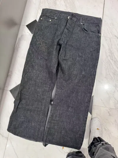 Chrome Hearts Straight Jeans In Black