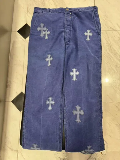 Chrome Hearts Straight Jeans In Blue