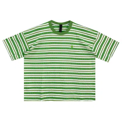 Pre-owned Chrome Hearts Stripe Logo Tee 'green'