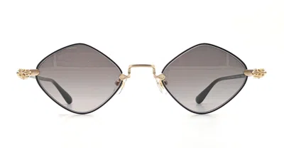 Chrome Hearts Sunglasses In Matte Black, Gold