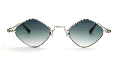 Chrome Hearts Sunglasses In Shiny Silver