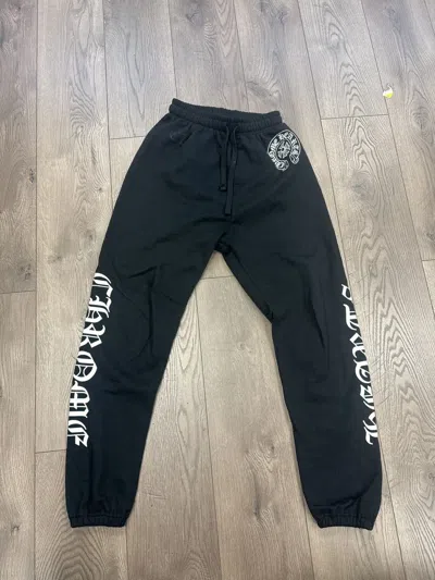 Pre-owned Chrome Hearts Sweatpants Black Extra Small