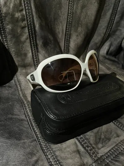 Pre-owned Chrome Hearts Sweet Young Thang Sunglasses In White