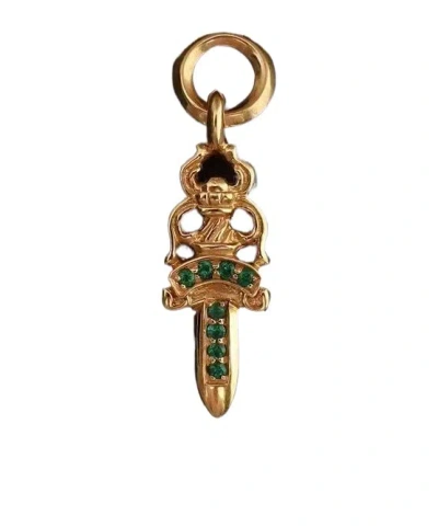 Chrome Hearts Sword Pendant In Gold