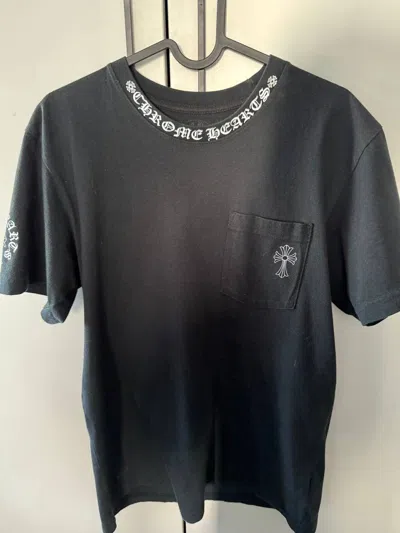 Pre-owned Chrome Hearts T-shirt In Black