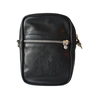 Chrome Hearts Taka Mini Three Cemetery Cross Patch Shoulder Bag Black