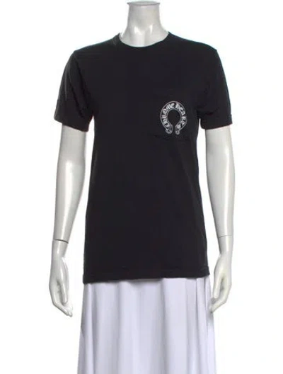 Pre-owned Chrome Hearts T-bar Graphic Print T-shirt In Black