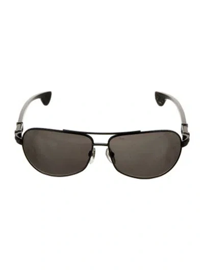 Pre-owned Chrome Hearts The Beast I Aviator Sunglasses In Black