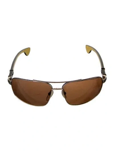 Pre-owned Chrome Hearts The Beast Iii Aviator Sunglasses