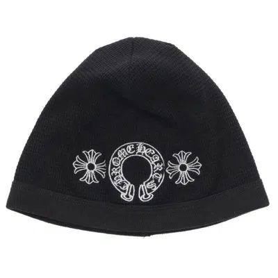 Pre-owned Chrome Hearts Thermal Beanie In Black