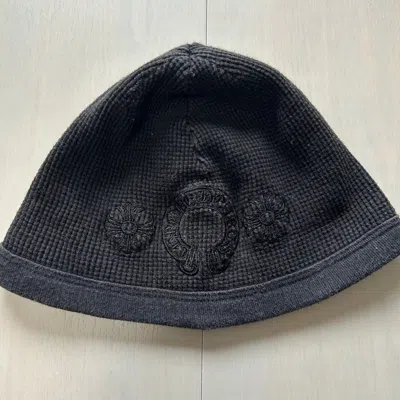 Pre-owned Chrome Hearts Thermal Beanie In Black