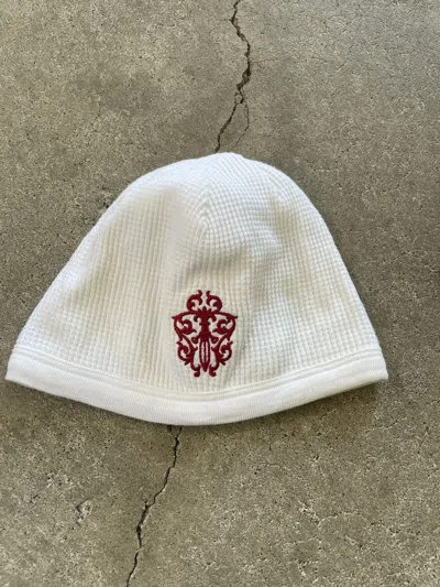 Pre-owned Chrome Hearts Thermal Skull Cap In White