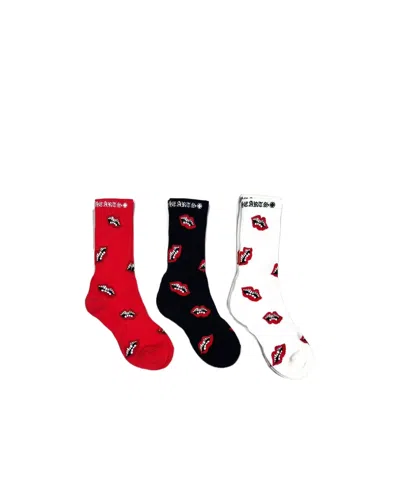 Chrome Hearts Three-pack Socks In Multi
