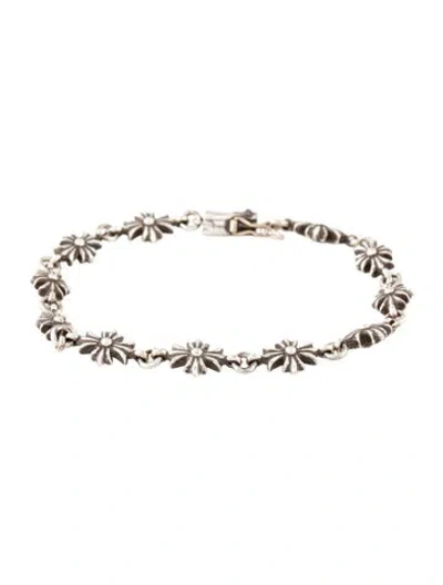Pre-owned Chrome Hearts Tiny E Ch Plus Link Bracelet, 6.5" In Multicolor