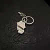 Chrome Hearts Tongue-shaped Keychain In Metallic