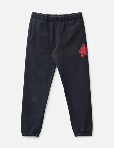 Chrome Hearts Triple Patch Sweatpants In Black