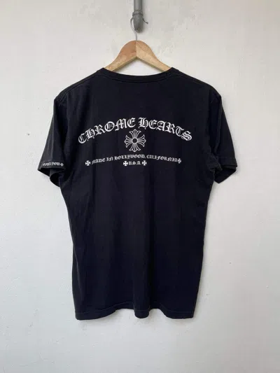 Pre-owned Chrome Hearts Tshirt In Black