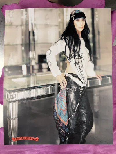 Pre-owned Chrome Hearts Two Sided Poster In Multi