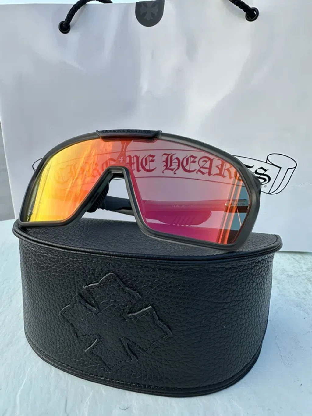 Pre-owned Chrome Hearts “u Cnt Sea Me” Glasses In Black  display picture 1