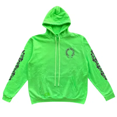 Pre-owned Chrome Hearts Ultra Festival Hoodie 'neon Green' | Men's Size L