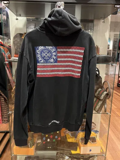Pre-owned Chrome Hearts Usa Dagger Hoodie Black