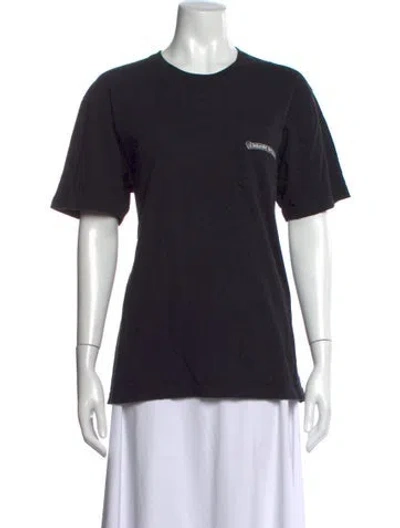 Pre-owned Chrome Hearts Usa Graphic Print T-shirt In Black