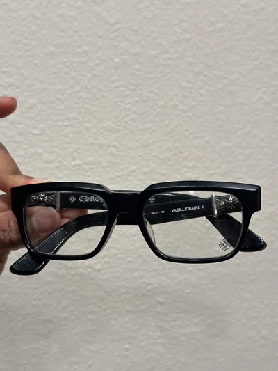 Pre-owned Chrome Hearts Vagillionaire 1/ Bk-55 19-152 In Black