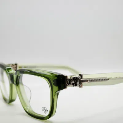 Pre-owned Chrome Hearts Vagillionaire Ii Dark Olive Glasses