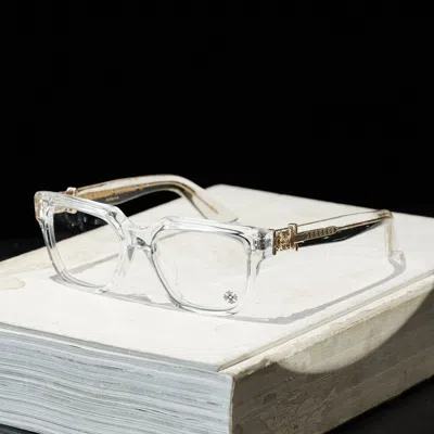 Pre-owned Chrome Hearts Vagillionaire Ii Glasses In Crystal