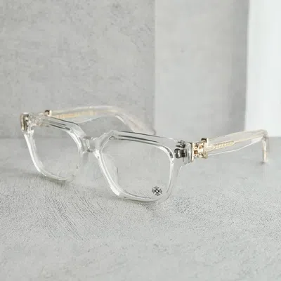 Pre-owned Chrome Hearts Vagillionaire Ii Glasses In Crystal