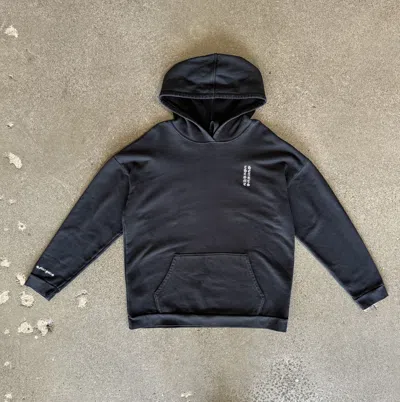 Pre-owned Chrome Hearts Vertical Logo Hoodie In Black