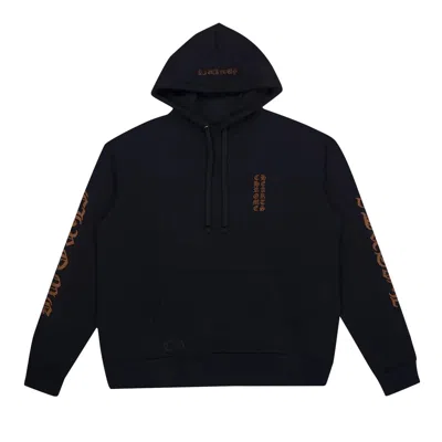 Pre-owned Chrome Hearts Vertical Logo Hoodie 'black/brown' | Men's Size Xl