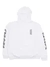 Chrome Hearts Vertical Logo Hoodie In White