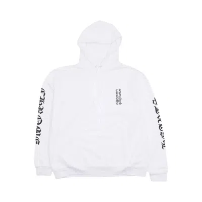 Pre-owned Chrome Hearts Vertical Logo Hoodie 'white' | Men's Size L