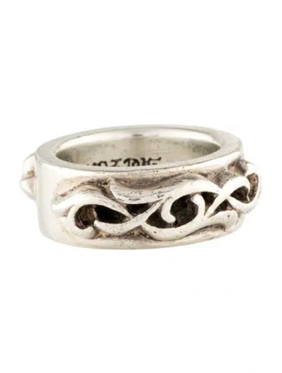 Pre-owned Chrome Hearts Vine Spacer Band In Multi