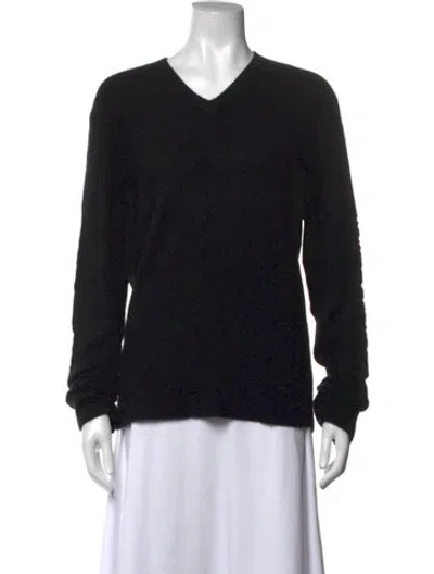 Pre-owned Chrome Hearts Vintage Cashmere Sweater In Black