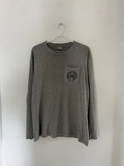 Pre-owned Chrome Hearts Vintage  Grey Longsleeve In Gray