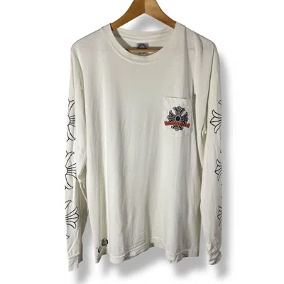 Pre-owned Chrome Hearts Vintage  Horseshoe L/s In White