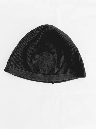 Pre-owned Chrome Hearts Vintage  Logo Thermal Beanie In Black
