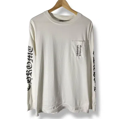 Pre-owned Chrome Hearts Vintage  Long Sleeve In White