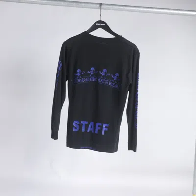 Pre-owned Chrome Hearts Vintage  Staff Foti Tee In Black