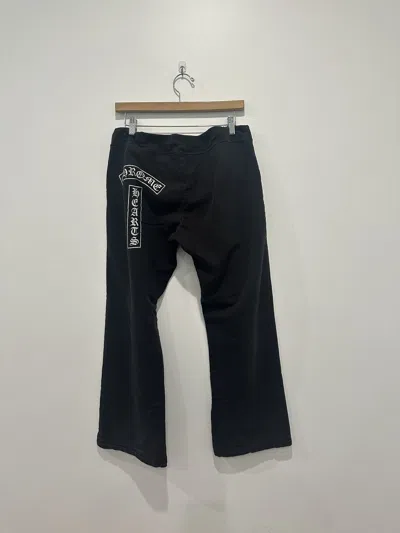 Pre-owned Chrome Hearts Vintage  T Bar Sweatpants In Black