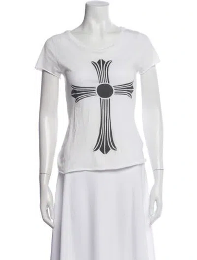 Pre-owned Chrome Hearts Vintage Cross T-shirt In White